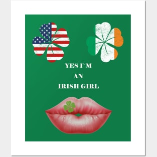 St Patricks Day, Irish American Flag Posters and Art